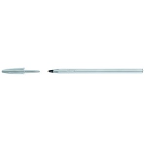 PIX BIC CRISTAL ARGINTIU MINA NEAGRA
