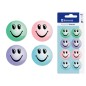 MAGNETI SET 8BUC FETE ZAMBITOARE PASTEL BISMARK