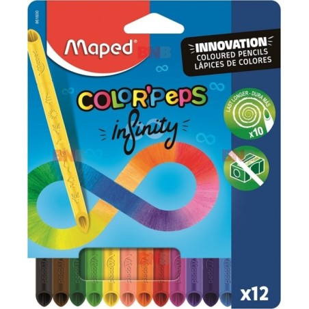 SET 12 CREIOANE COLORATE COLORPEPS INFINITY MAPED
