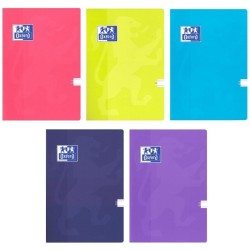 CAIET A5 48 FILE OPTIK PAPER 90G/MP COPERTA PP SOFT TOUCH DICTANDO MOTIV CAMPUS PASTEL  OXFORD