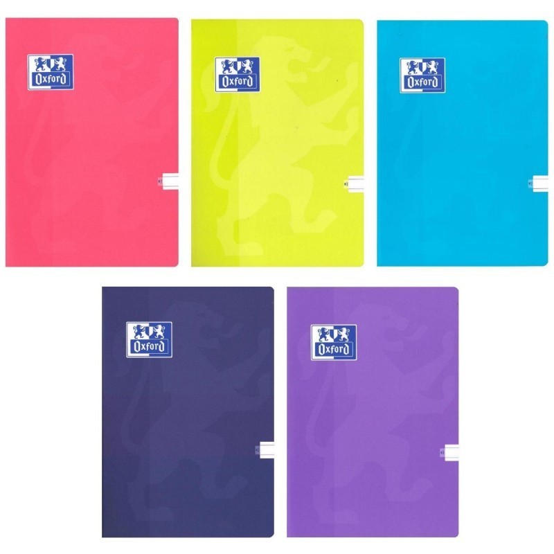 CAIET A5 48 FILE OPTIK PAPER 90G/MP COPERTA PP SOFT TOUCH DICTANDO MOTIV CAMPUS PASTEL  OXFORD