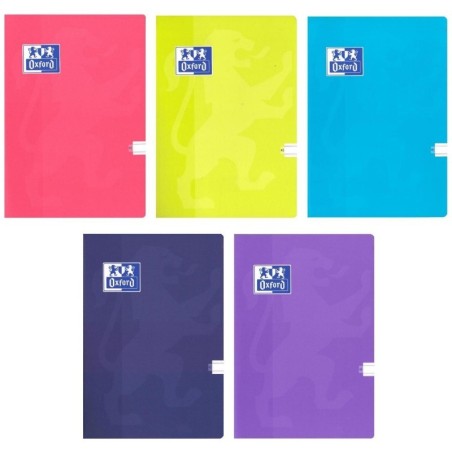 CAIET A5 48 FILE OPTIK PAPER 90G/MP COPERTA PP SOFT TOUCH DICTANDO MOTIV CAMPUS PASTEL  OXFORD