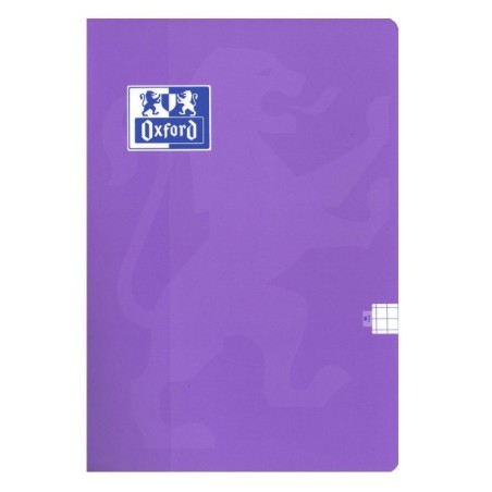 CAIET A5 48 FILE OPTIK PAPER 90G/MP COPERTA PP SOFT TOUCH PATRATELE MOTIV CAMPUS PASTEL  OXFORD
