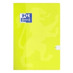 CAIET A5 48 FILE OPTIK PAPER 90G/MP COPERTA PP SOFT TOUCH PATRATELE MOTIV CAMPUS PASTEL  OXFORD