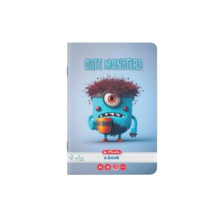 CAIET A5 48 FILE 70G/MP DICTANDO MOTIV CUTE MONSTERS