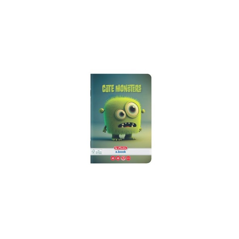 CAIET A5 48 FILE 70G/MP DICTANDO MOTIV CUTE MONSTERS