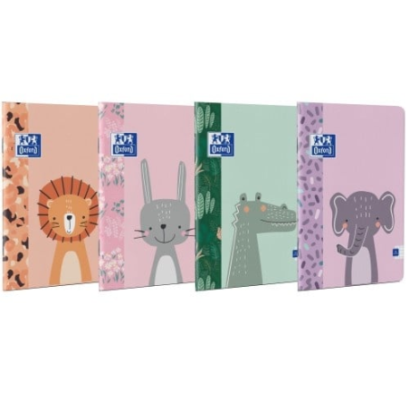 CAIET TIP I  A5, 24 FILE, HARTIE OPTIK 90G/MP, PEFC, COLTURI ROTUNJITE, MOTIV KIDS OXFORD