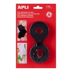 BANDA ADEZIVA ARICI VELCRO/NEAGRA/2X100CM APLI