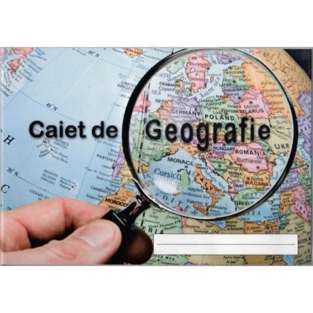 CAIET GEOGRAFIE A4 CAPSAT CU COPERTA PVC 32F 60G
