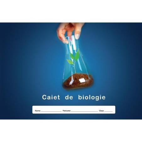 CAIET BIOLOGIE A4 CAPSAT CU COPERTA PVC 32F 120G