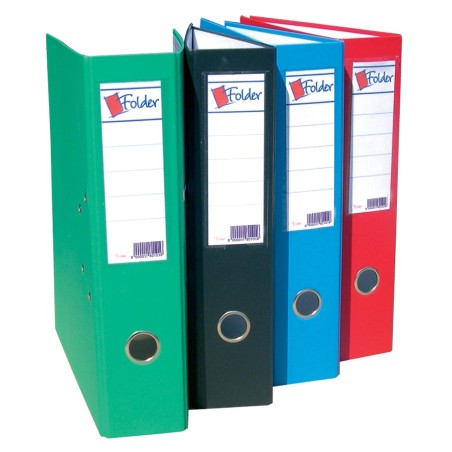 BIBLIORAFT FOLDER COLOR A4 GROS ALBASTRU