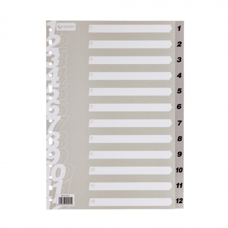 SEPARATOR NUMERIC 1-12 A4+