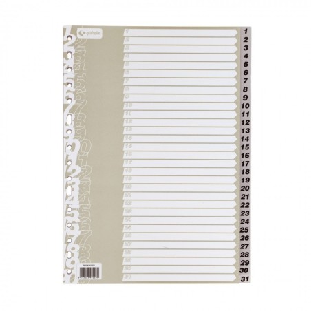 SEPARATOARE NUMERICE 1-31 A4+