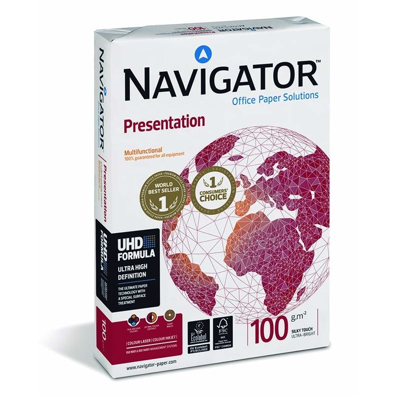 HARTIE NAVIGATOR PRESENTATION A-4 100GR 500 COLI