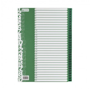 SEPARATOARE NUMERICE 1-31 A4+