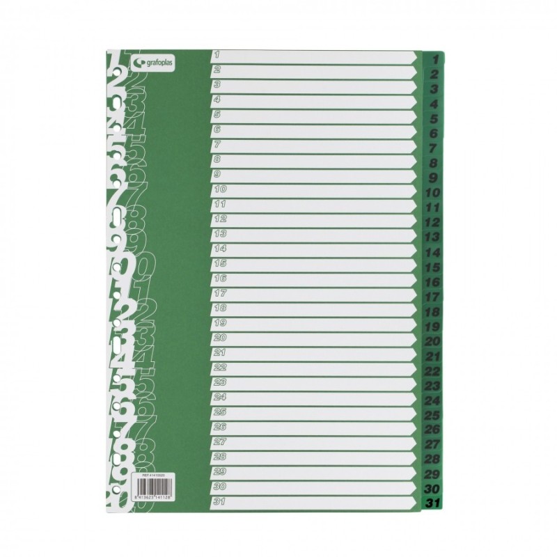 SEPARATOARE NUMERICE 1-31 A4+