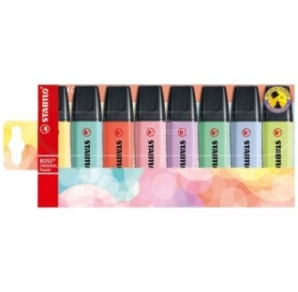 SET 8 BUC MARKERE PASTEL STABILO BOSS ORIGINAL