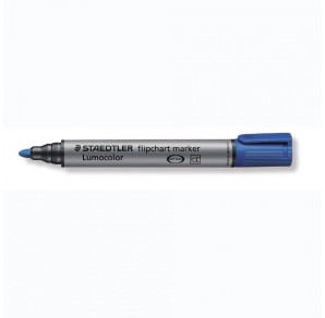 MARKER FLIPCHART LUMOCOLOR 356  ALBASTRU