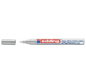 EDDING 751 MARKER CERNEALA OPACA  1-2 MM ARGINTIU