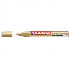 EDDING 750 MARKER CERNEALA OPACA  2-4 MM AURIU