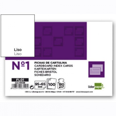 FISE CARTON NR.1 ALBE 95X65MM, PACHET DE 100 DE COLI