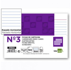 FISE CARTON NR.3 DICTANDO 150X100MM, PACHET DE 100 DE COLI