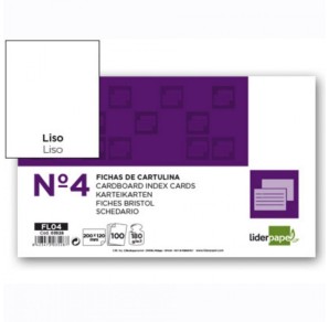 FISE CARTON NR.4 ALBE 200X125MM, PACHET DE 100 DE COLI