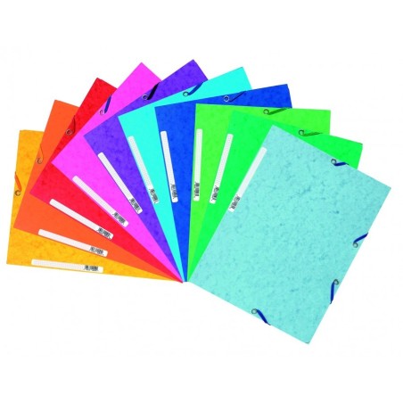 SET 10 MAPE ELASTIC CU CLAPE CARTON 500G CULORI VII