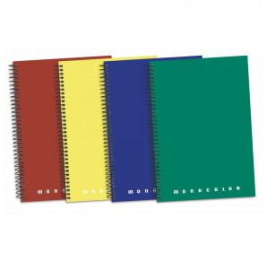 CAIET MONOCOLOR A5 160F COPERTA  EXTRADURA (MARON, GALBEN, ALBASTRU, VERDE)
