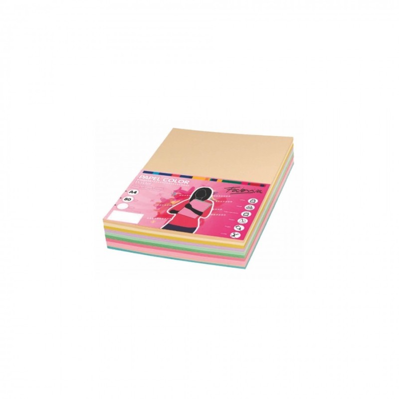 HARTIE CULORI PASTEL A4 100C 10CULORI FABRISA HARTIE CULORI PASTEL A4 100C 10CULORI FABRISA