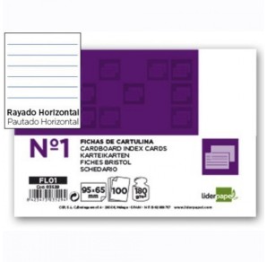 FISE CARTON NR.1 DICTANDO 95X65MM, PACHET DE 100 DE COLI