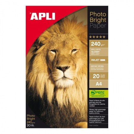 HARTIE FOTO PHOTO BRIGHT 240G 20 COLI APLI