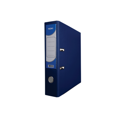 Biblioraft Noki A4 75mm PP/Carton albastru inchis