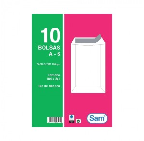 PACHET  10 PLICURI ALBE SILICONICE 184X261 100G