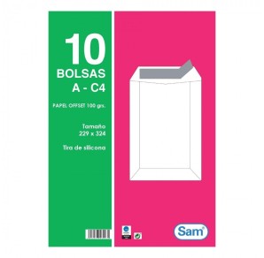 PACHET  10 PLICURI ALBE SILICONICE 229X324 100G